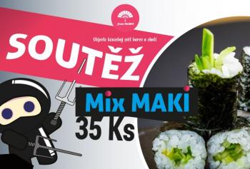 SOUTĚŽ: MIX Maki soutěž s Rakki Sushi Praha